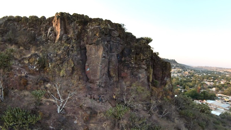 Zona de escalada La Cañada